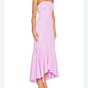 Elliatt Strapless light purple Dress